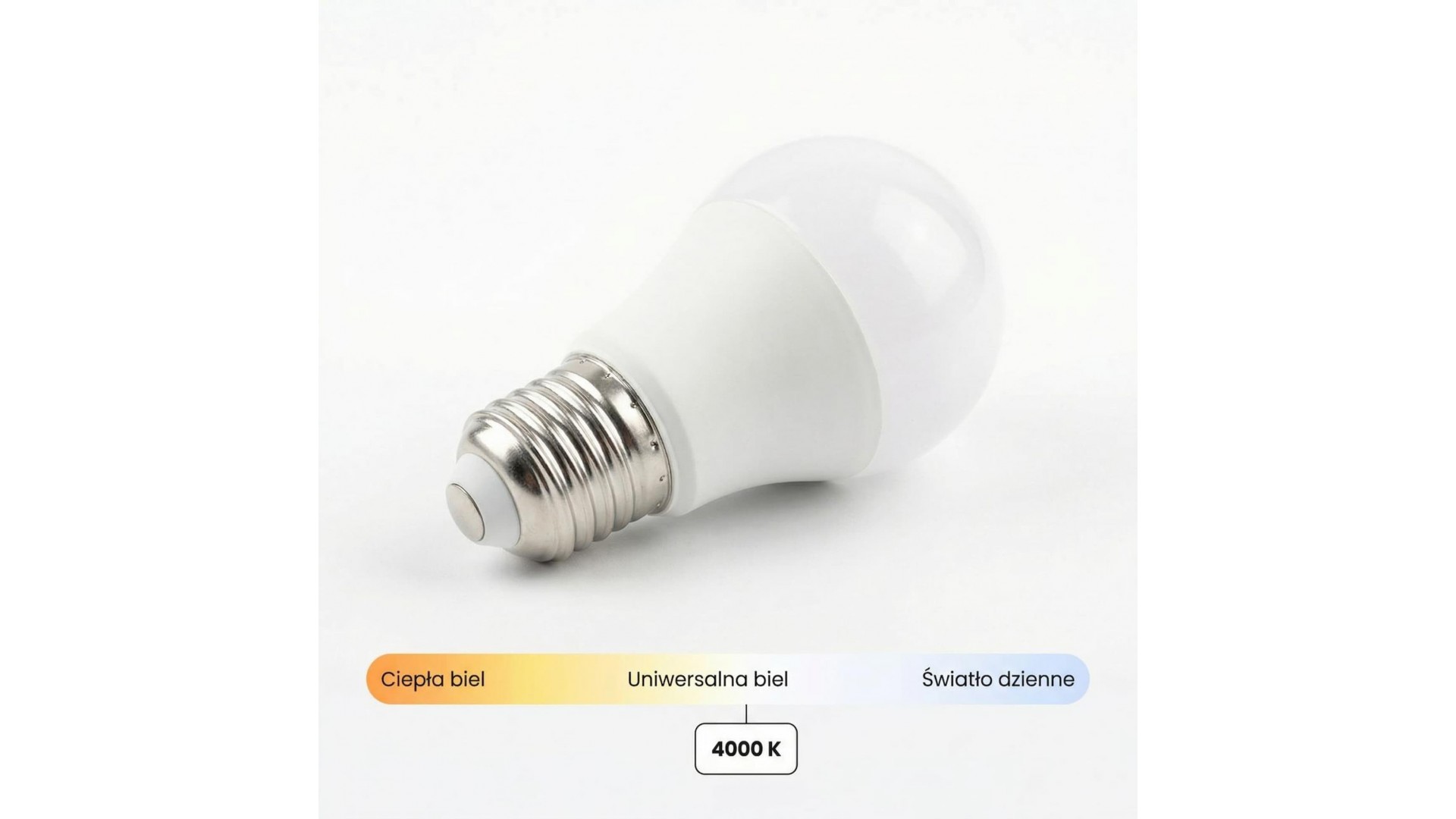 ŻARÓWKA LED E27/G45 MOC 5W 3000K