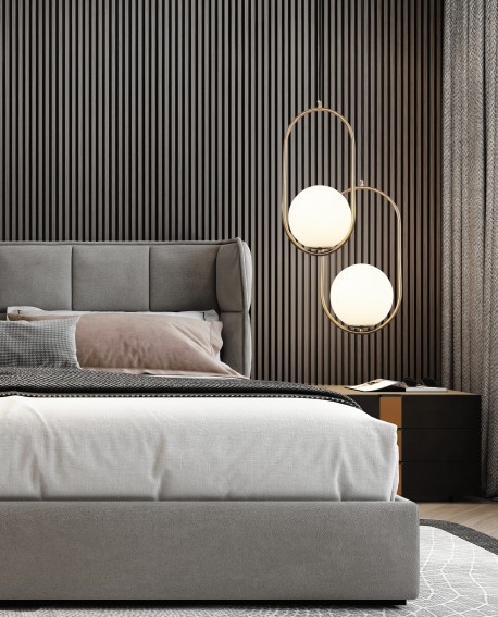 NOWOCZESNA LAMPA WISZĄCA BIAŁA PANARI D20