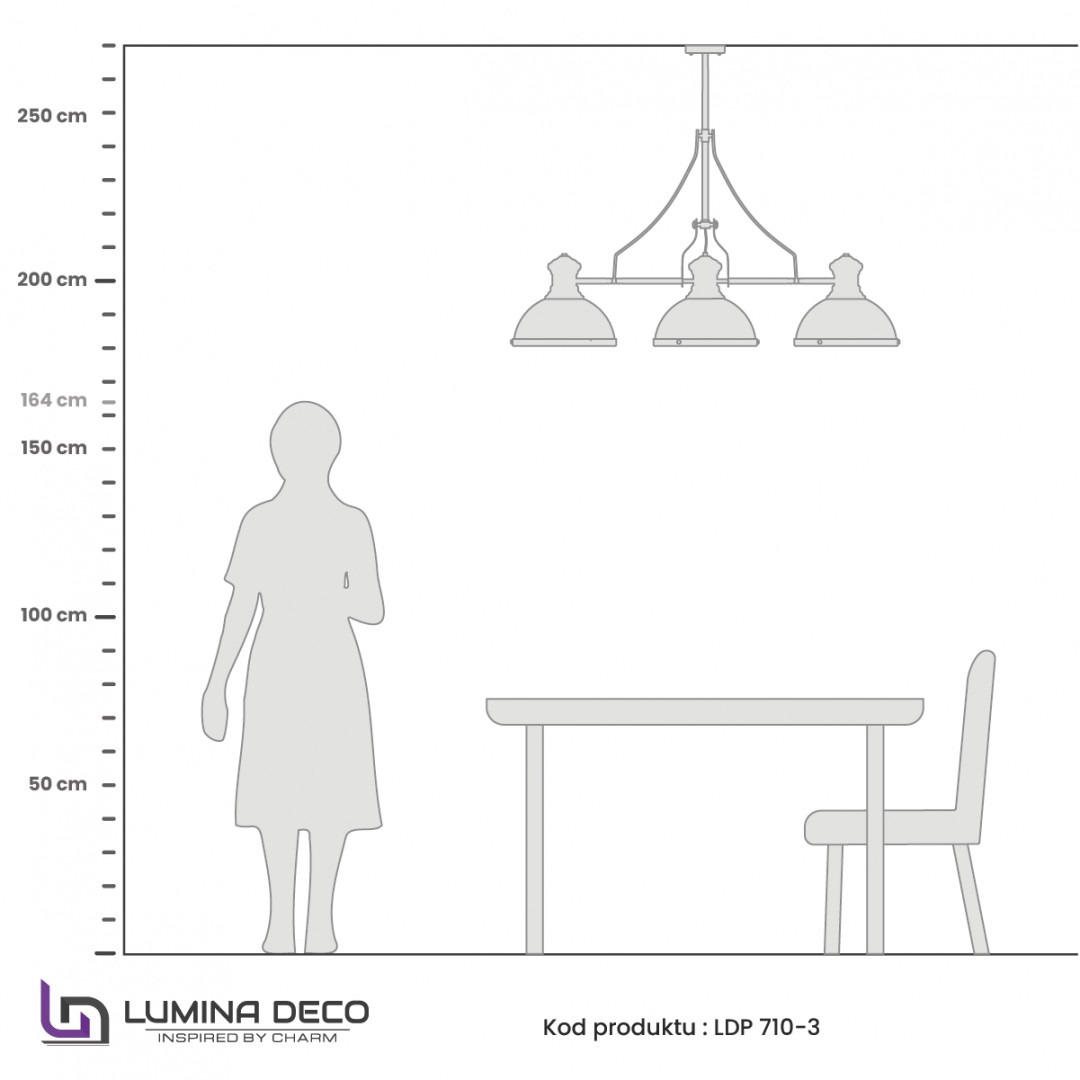 NOWOCZESNA LAMPA WISZĄCA INDUSTRIALNA BIAŁA ETTORE W3 LUMINA DECO