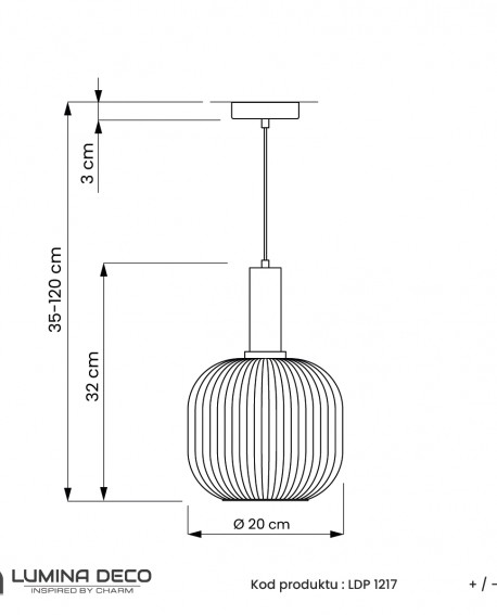 LAMPA WISZĄCA LOFT BIAŁO-CZARNA GATO LUMINA DECO