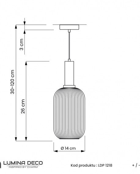 LAMPA WISZĄCA LOFT DYMIONA RICO