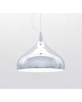 NOWOCZESNA LAMPA WISZĄCA CHROMOWANA FOLINA