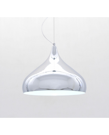 NOWOCZESNA LAMPA WISZĄCA CHROMOWANA FOLINA