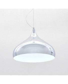 NOWOCZESNA LAMPA WISZĄCA CHROMOWANA FOLINA