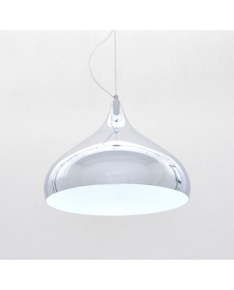 NOWOCZESNA LAMPA WISZĄCA CHROMOWANA FOLINA