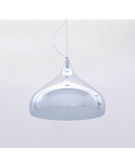 NOWOCZESNA LAMPA WISZĄCA CHROMOWANA FOLINA