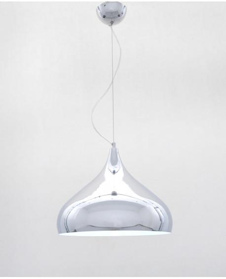 NOWOCZESNA LAMPA WISZĄCA CHROMOWANA FOLINA