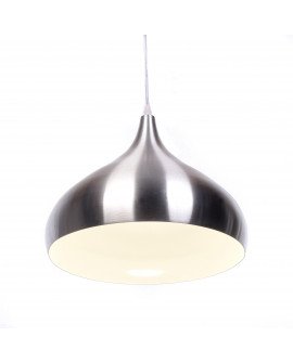 NOWOCZESNA LAMPA WISZĄCA SREBRNA FOLINA