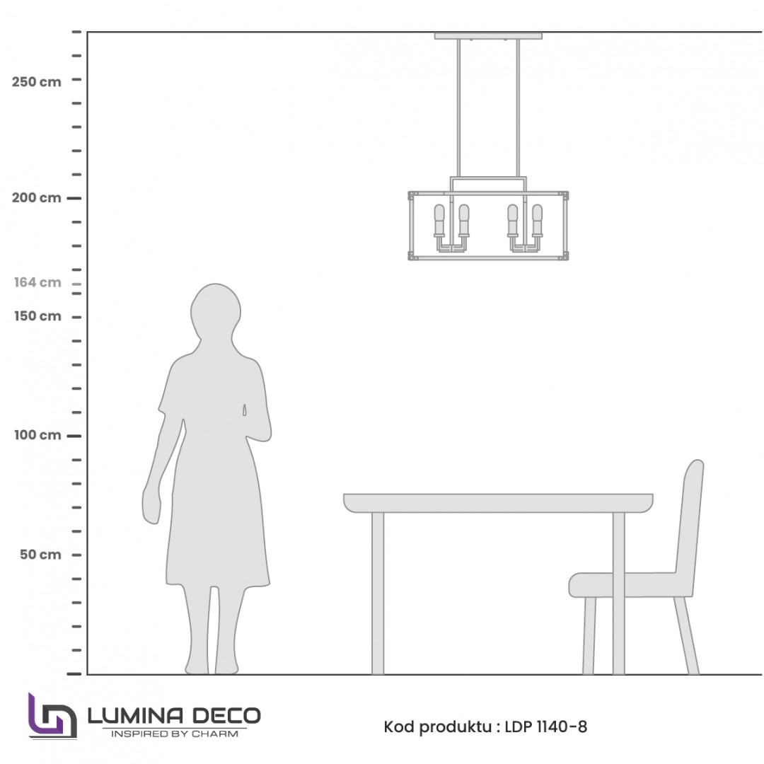 LAMPA WISZĄCA LOFT CZARNO-ZŁOTA SZCZOTKOWANA WALDORF W8 LUMINA DECO