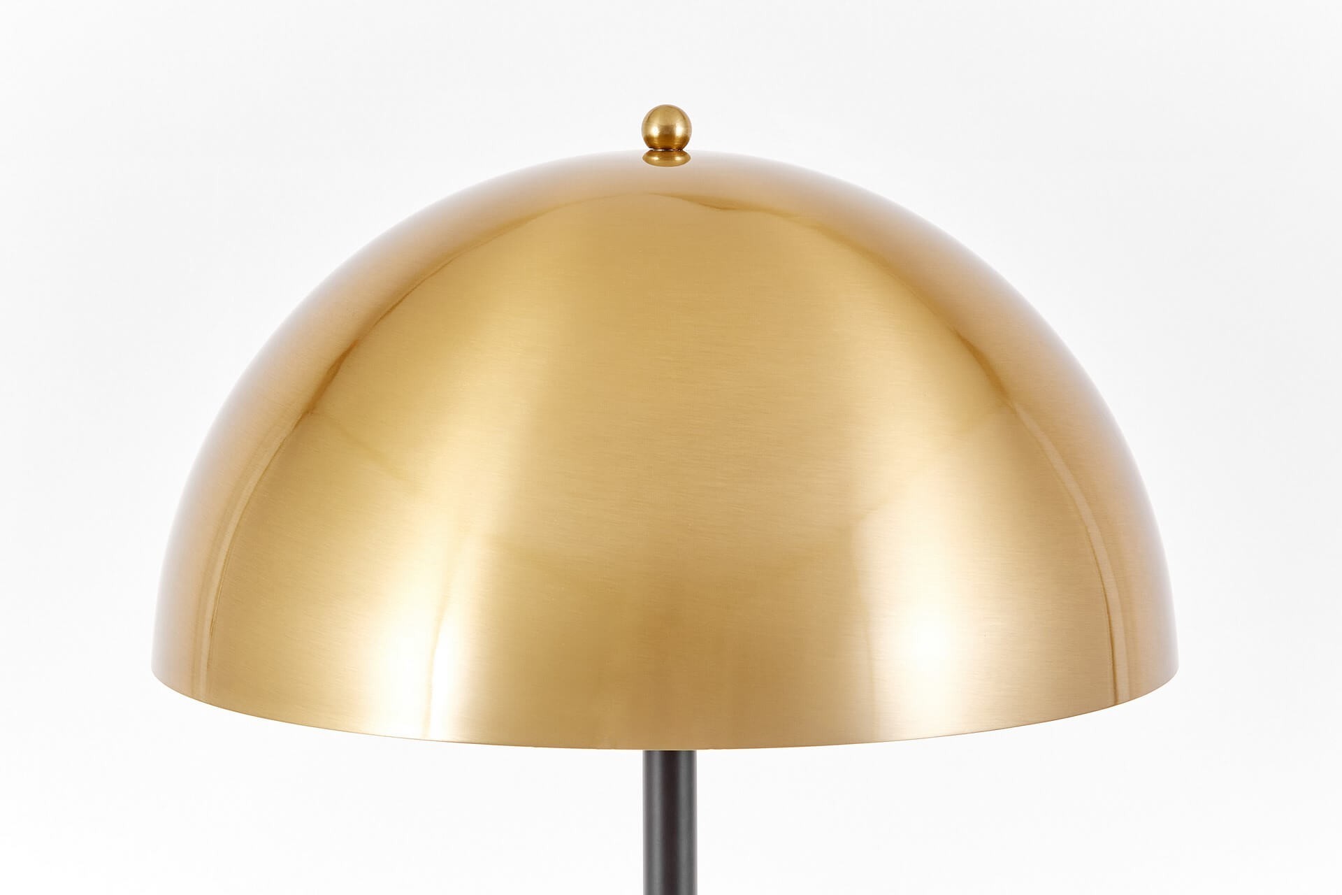 Lampa stojąca podłogowa czarno-złota szczotkowana INEA - wymiary
