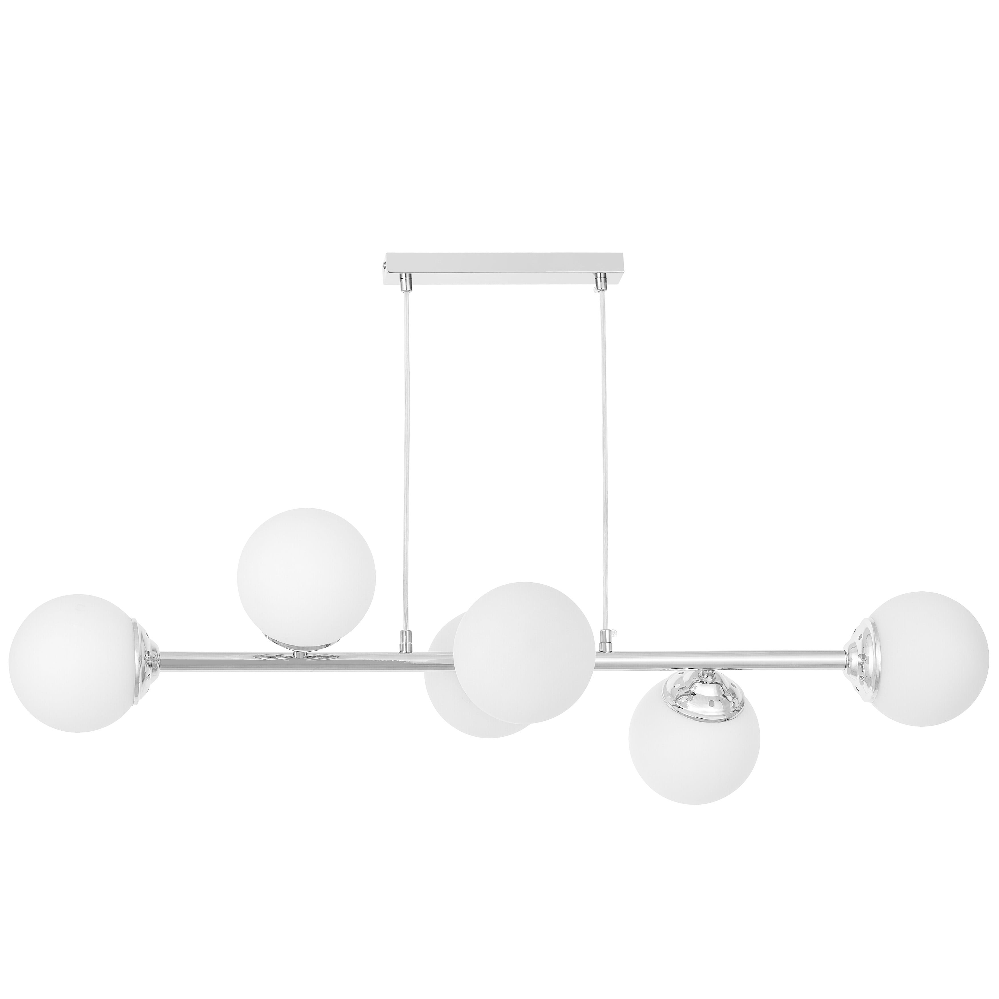 Nowoczesna lampa wisząca chromowana FINO W6