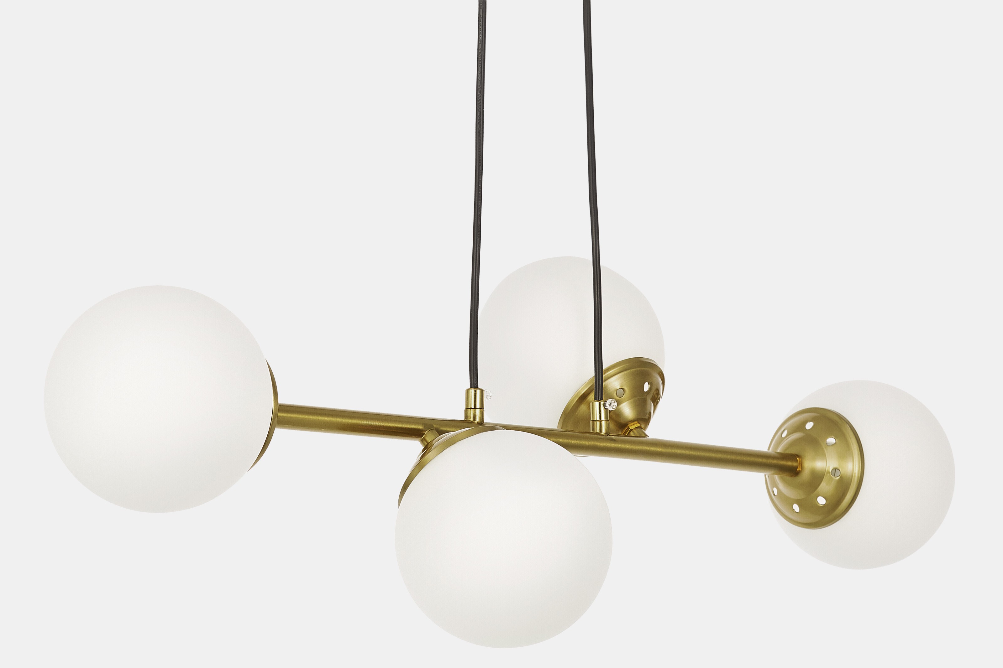 NOWOCZESNA LAMPA WISZĄCA SZCZOTKOWANE ZŁOTO FINO W4 - wymiary