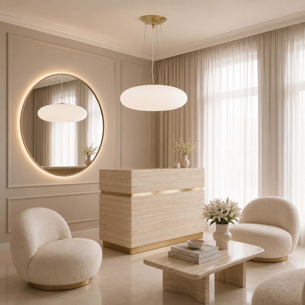 Lampa wisząca BIANTE D48 w aranżacji