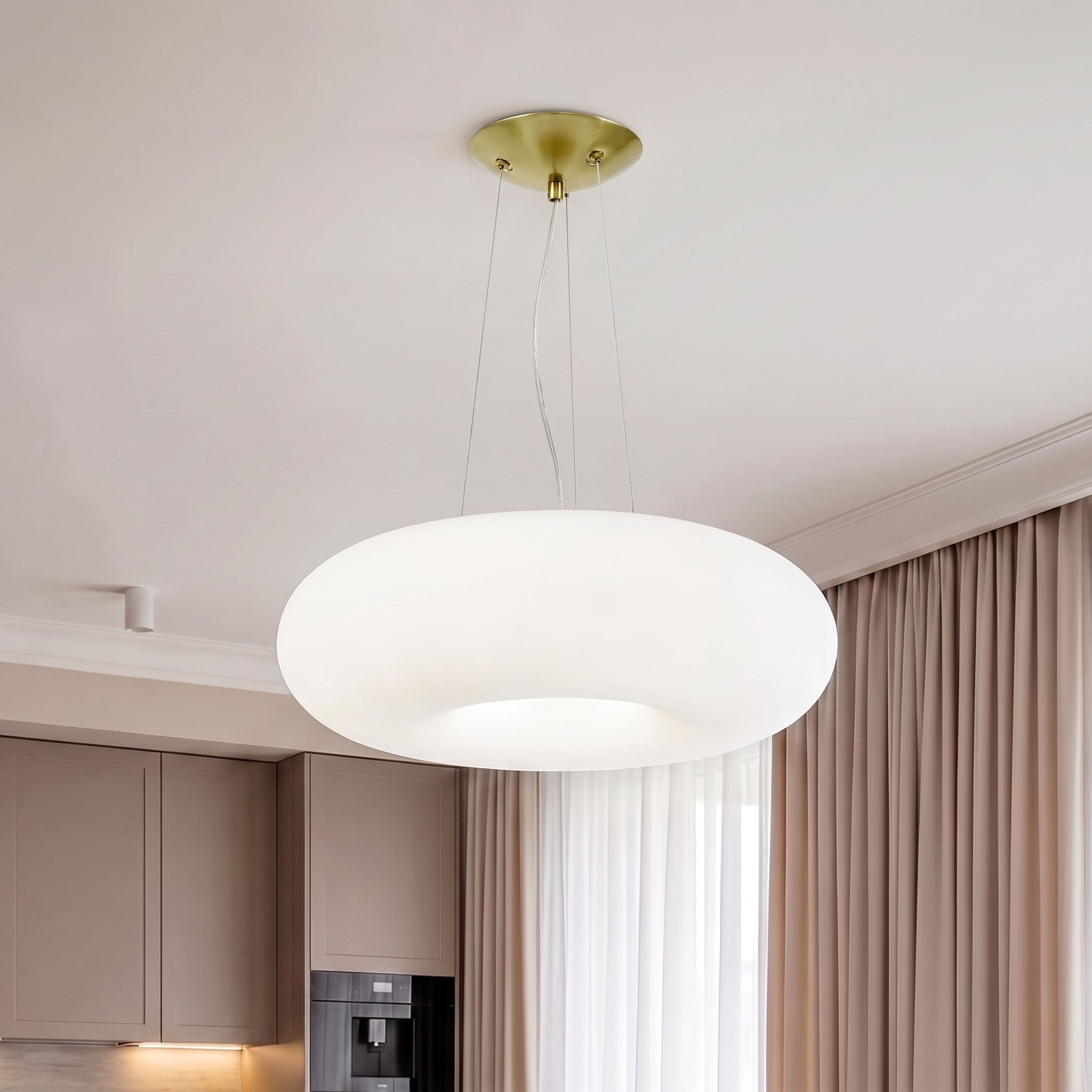 Lampa wisząca BIANTE D48 we wnętrzu